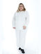 Women's White Set with Trousers
