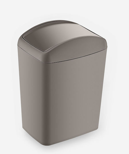 Raki Coș De Gunoi Din Plastic Maro 20lt