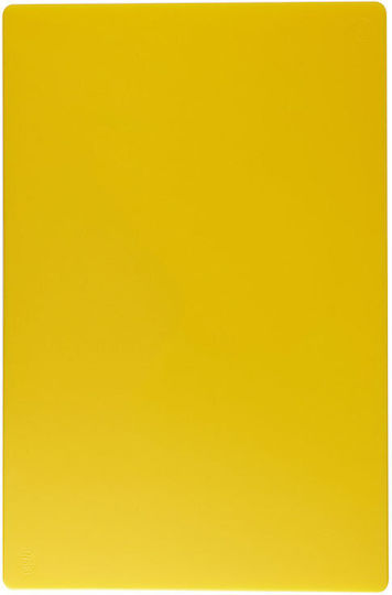 Raki Επιφάνεια Κοπής Πλαστική Κίτρινη 45x30cm