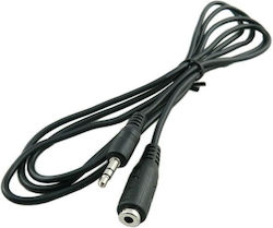 Run & Teng 3.5mm Jack Cable Male - 3.5mm Female Black 1.5m