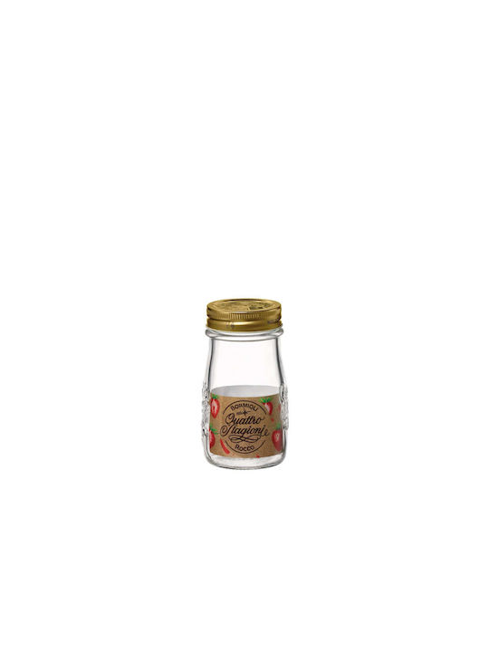 Bormioli Rocco Quattro Vază Utilizare Generală Cu Capac Sticlă Transparentă 200ml 1 Bucată