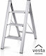 Vesta Aluminium-Leiter mit 3 Stufen 39cm