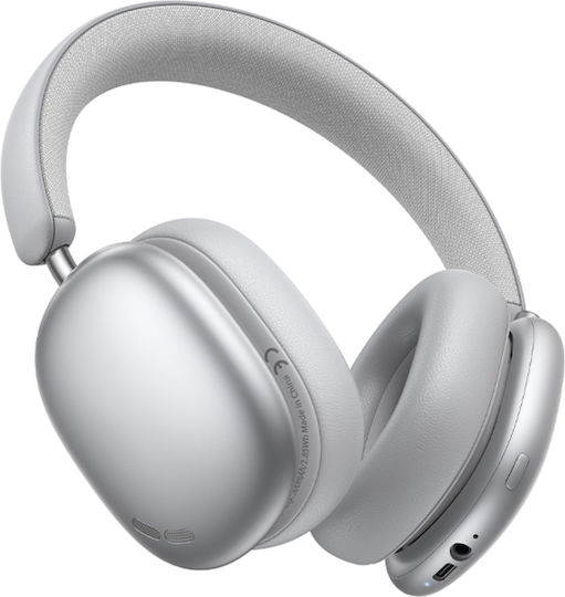 Hoco W63 Wireless / Wired Over Ear Headphones Silver
