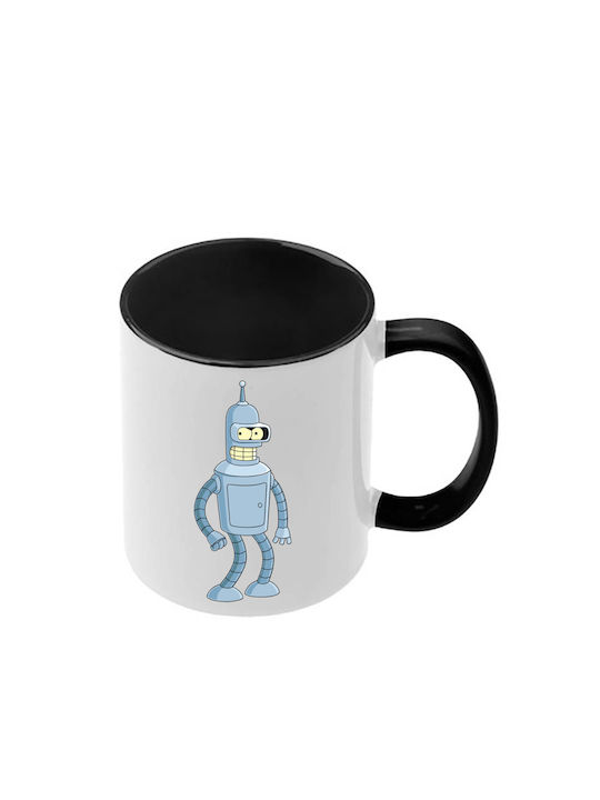 Futurama Tasse Mit Schwarze Griff Innen