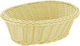 Oval Bread Serving Basket Raki 21x16x7cm Cream