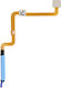 Clappio Replacement Fingerprint Reader Redmi 15c 4g Connection Flex Cable Blue
