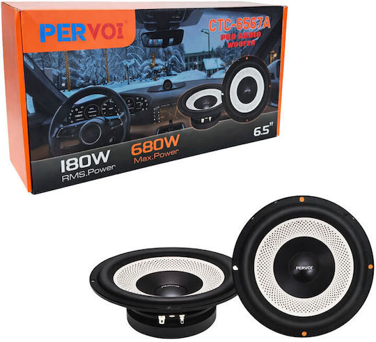 PerVoi Σετ Ηχεία Αυτοκινήτου 6.5" με 180W RMS (2 Δρόμων)