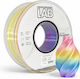 Silk Pla Rainbow Filament 3d Printer Professional Lab 1 Kg 1.75 Mm Rainbow Yellow Orange Pink
