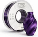 Silk PLA Филамент 3D Принтер Професионален Лаб 1 Kg 1.75 Mm Двуцветен Лилаво Черно