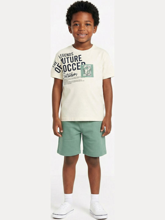 Trax Kids Set with Pants Summer 2 Pieces Ecru
