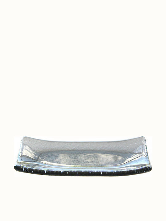 Raki Platou De Servire Pentru Aperitive Rectangular Din Porțelan Transparent 12 Cm