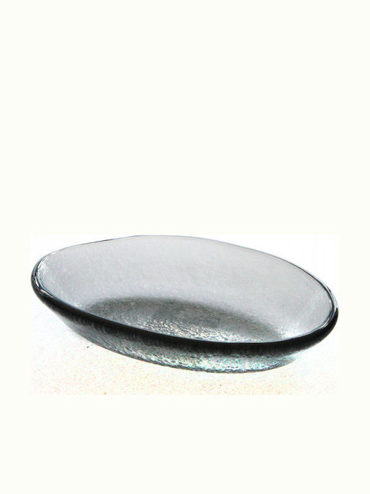 Raki Servierplatte Rechteck Glas Transparente 12cm