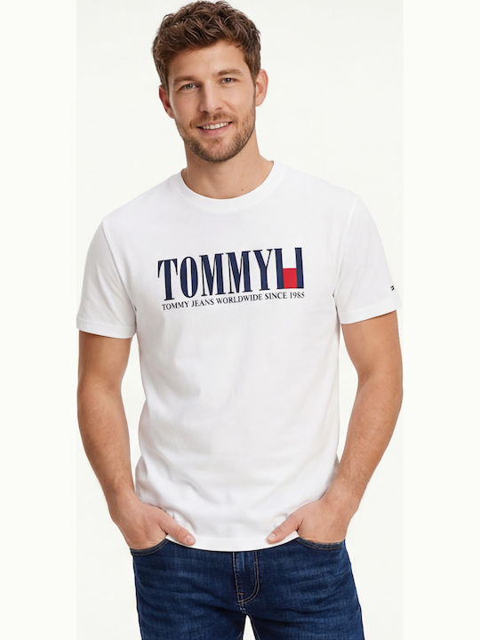 Tommy Hilfiger Μπλούζα Κοντομάνικη Λευκό
