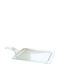 Raki Rectangular Glass Transparent Serving Platter 19x25cm