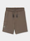Kids Fabric Shorts/Bermuda Brown