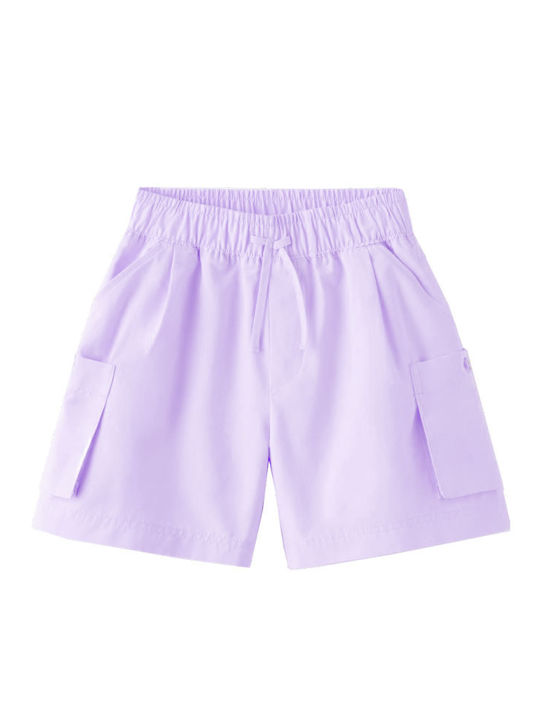 Pantaloni Scurți/Bermude Tesatura Lila Pentru Copii