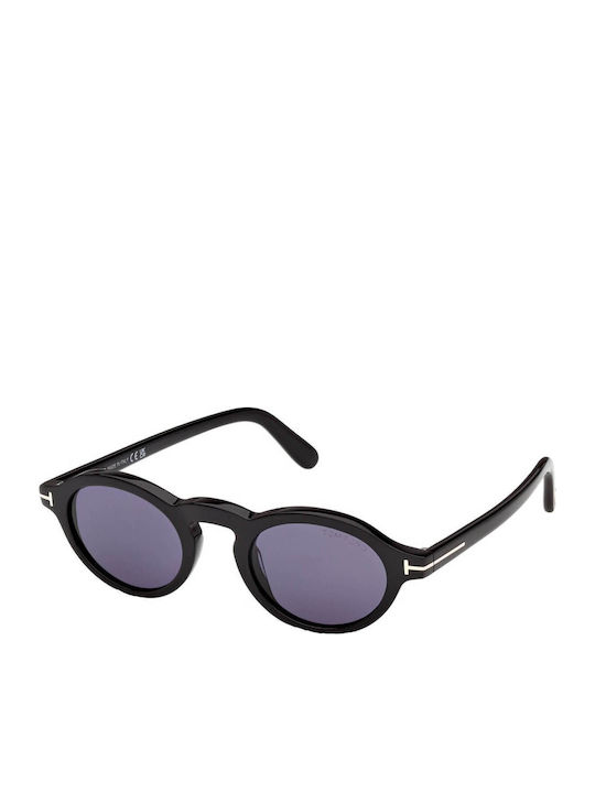 Tom Ford Unisex Γυαλιά Ηλίου με Μαύρο Σκελετό και Μπλε Ντεγκραντέ Φακό FT1332 01V