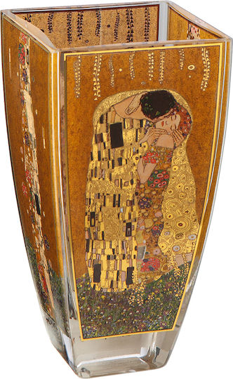 Goebel Glasvase Gustav Klimt Gold x8.5xH16cm Goebel Glasvase Gustav Klimt Gold x8.5xH16cm
