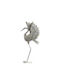 Artekko Dekorative Figur aus Metall 53,3x19,7x106,7cm