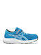Gel-contend 9 Ps Kids Sports Shoes Running with Hoop & Loop Closure Turquoise