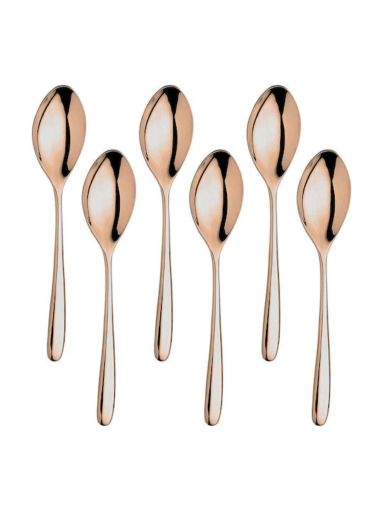 Inoxriv Set Linguri Inoxidabile Roz 20.5cm 6 Bucăți