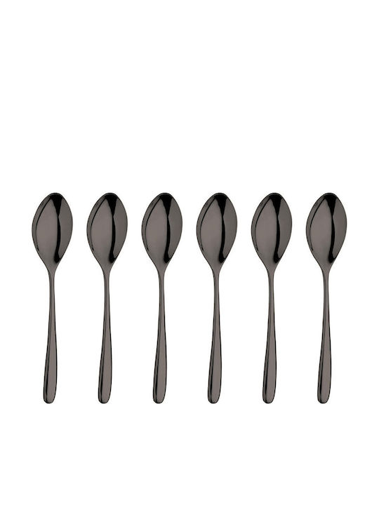 Inoxriv Set Linguri Desert / Înghețată Inox Gri 6 Bucăți