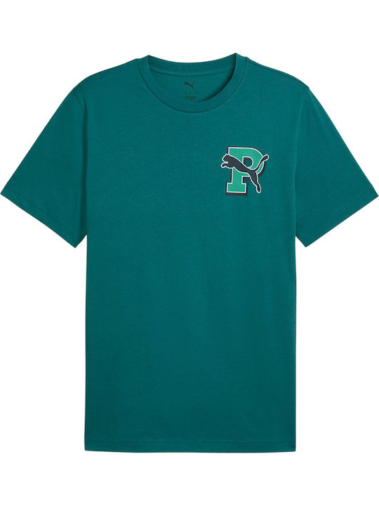 PUMA Grafisches Sportliches T-Shirt Grün