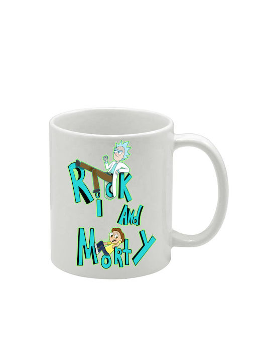 Λευκή Κούπα Rick Morty