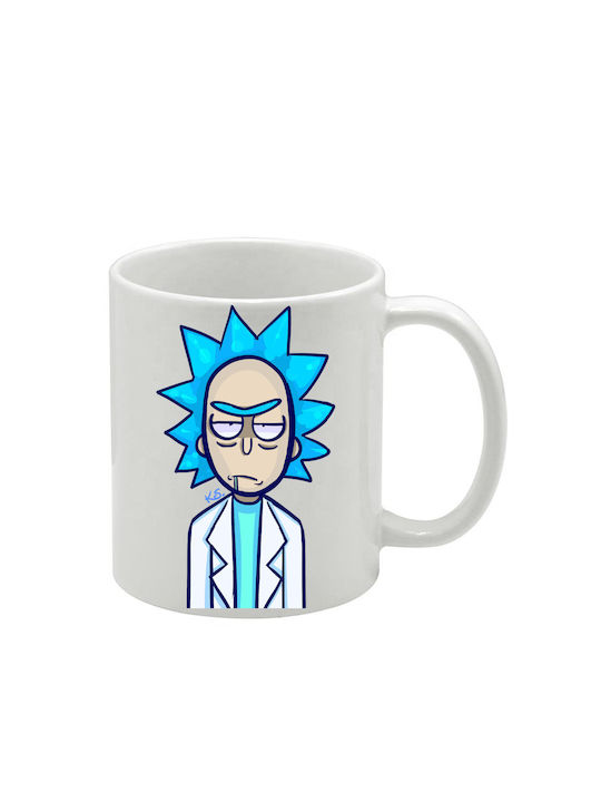 Λευκή Κούπα Rick Morty