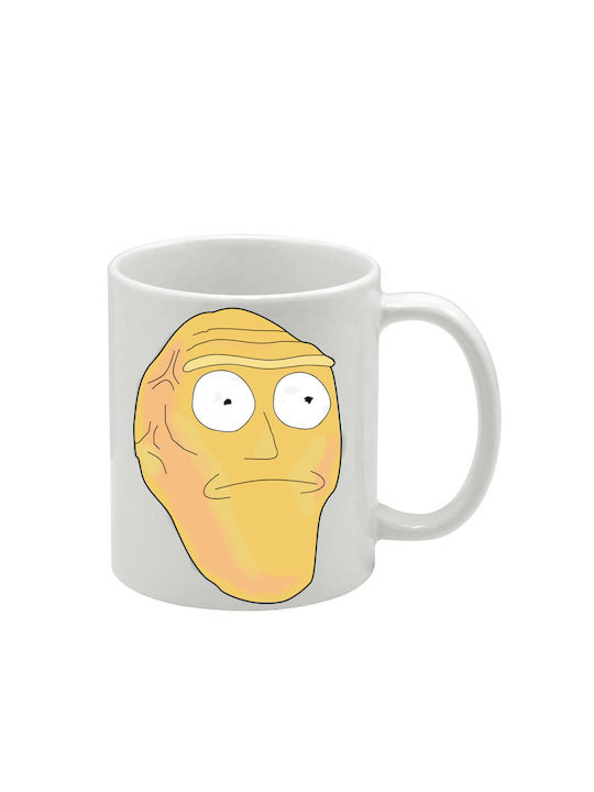 Λευκή Κούπα Rick Morty