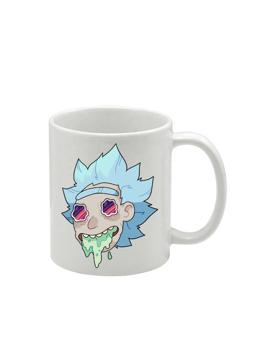 Λευκή Κούπα Rick Morty