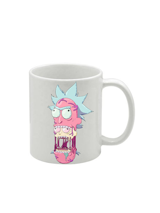 Λευκή Κούπα Rick Morty