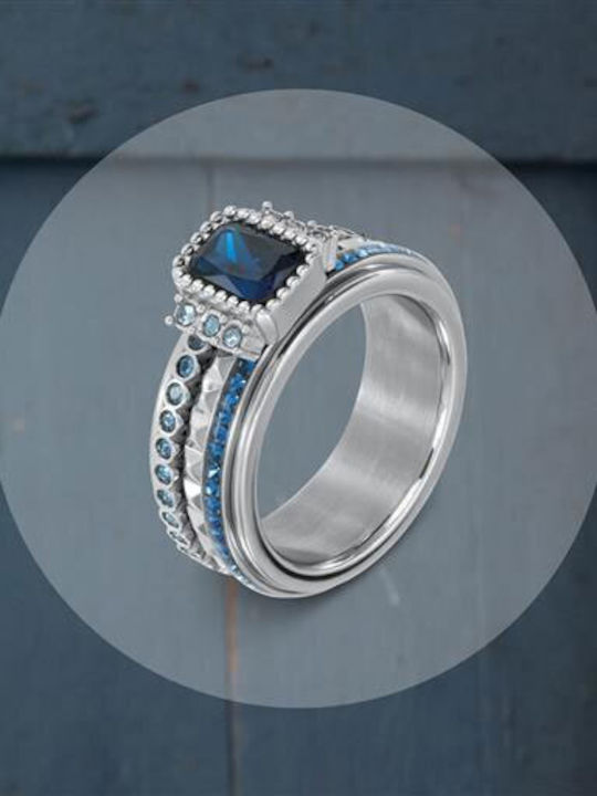iXXXi Women's Ring with Zircon Silver