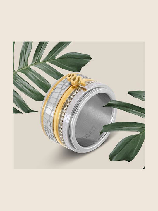 iXXXi Women's Ring with Zircon Steel