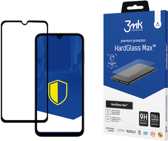 3MK Hardglass Max Full Face Tempered Glass Negru Galaxy M15