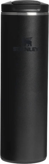 Stanley Transit Fliptop Ποτήρι Θερμός Ανοξείδωτο BPA Free 470ml Black 2.0