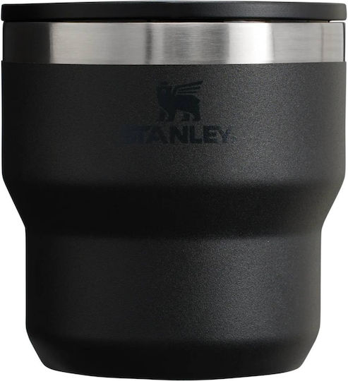 Stanley The Stay Hot Stacking Camp Cup Ποτήρι Θερμός Ανοξείδωτο BPA Free 290ml Black 2.0