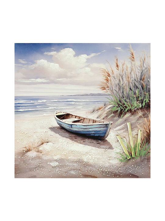 Marhome Ship On Land Painting On Canvas 80x80cm