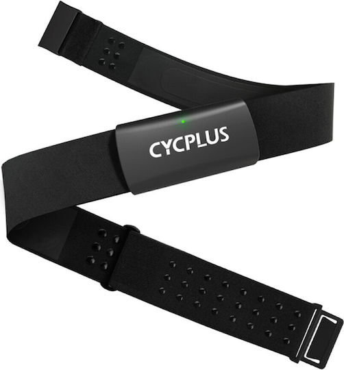 Cycplus Ζώνη Καρδιακών Παλμών Στήθους 95cm σε Μαύρο χρώμα