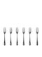 Raki Old Fashioned Fruit/Dessert Fork Set Inox Gray 15.6cm 6 Pieces