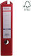 Optima Clasic & Premium A4 Lever Arch File Laminated Pp Pp Metal Edge 75 Mm Optima Premium Red