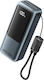 Vention Power Bank 10000mAh 22.5W with USB-A Port and USB-C Power Delivery Port