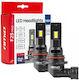 AMiO Car and Motorcycle Lamps HB4-9006 Canbus LED 6000K Cold White 12-24V 68W 2pcs