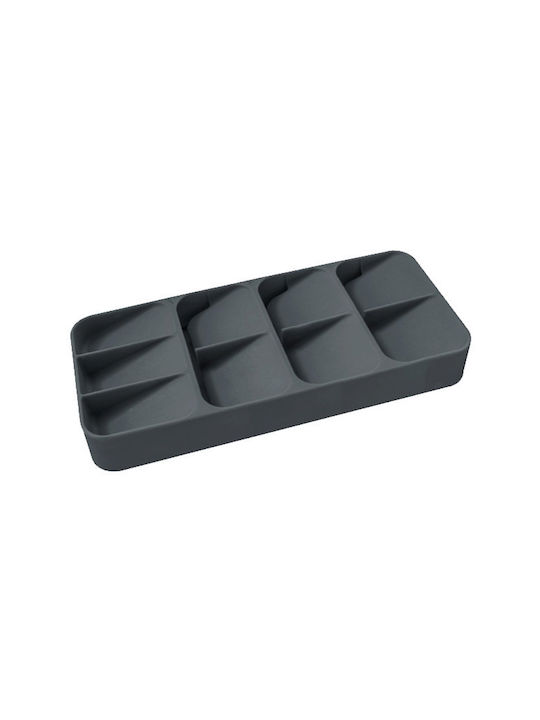 Raki Tăvi Pentru Tacâmuri De Sertar 39x16.5x5.2 Cm Gri