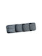Raki Besteckeinsätze für Schubladen 39x11.2x5.2cm Grau