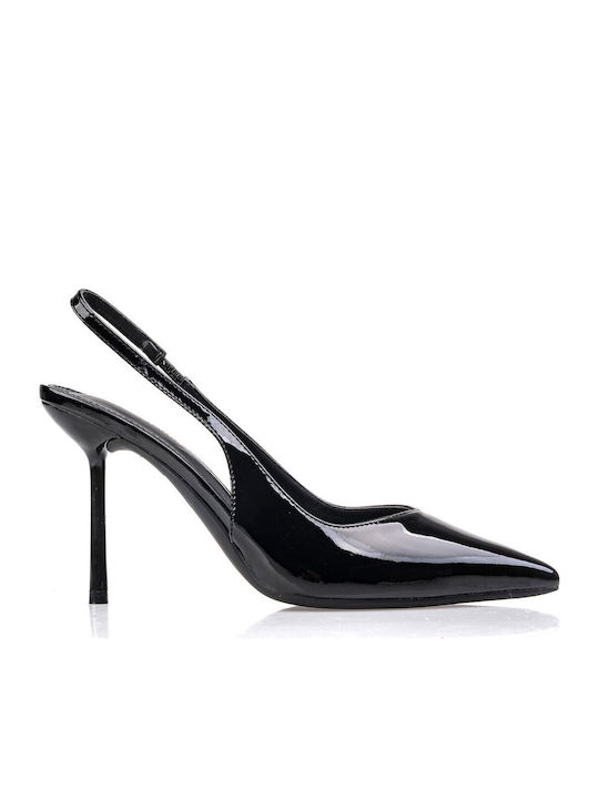 Fshoes Pointed Toe Heels in Patent Leather with...