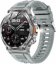 Microwear AK82 Smartwatch (Grey Silicone)