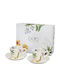 Colors Of Nature Set Espresso Cups Made Of White Porcelain 2 Pieces