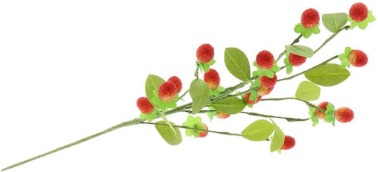 Arti Casa Dekoratives Künstliches Zweigstelle Mit Erdbeeren 60cm