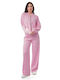 Rosa Set Damenhosen Jacke